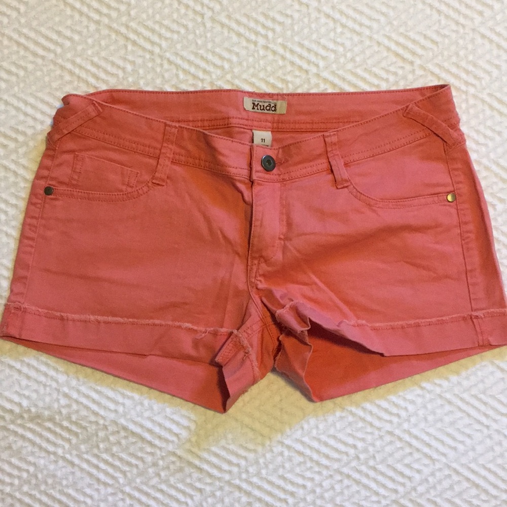 Mudd Coral Pink Shorts